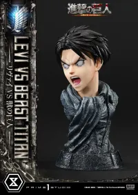 Prime 1 Studio Ultimate Premium Masterline  TV animation Attack On Titan  Levi versus Beast Titan Bonus Version - Attack on Titan - photo 83