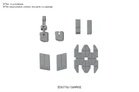 BANDAI HOBBY BUILDERS PARTS HD 1/144 MS ARMOR 01 - Kit Accessories - photo 2
