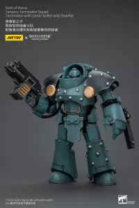 JOYTOY Sons Of Horus Tartaros Terminator Squad Terminator With Combi-Bolter And Chainfist - Warhammer 40K - photo 7