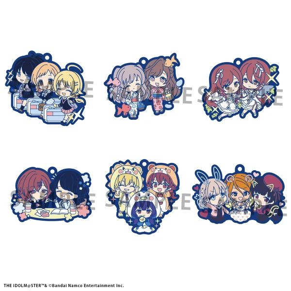 Rubber Mascot Buddycolle THE IDOLM＠STER SHINY COLORS (6pc per box)