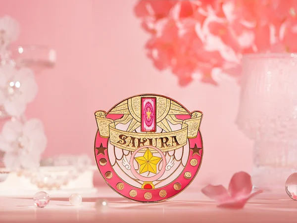 Cardcaptor Sakura 25th Anniversary Metal Badge: Star Wand