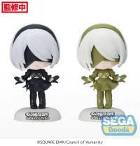 SEGA CHUBBY COLLECTION TV Anime "NieR:Automata Ver1.1a" Petit Figure "2B" (EX) [Pack of 1 Normal, 1 Sephia] - NieR:Automata - photo 2