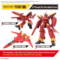 BANDAI HOBBY HG 1/100 VF-19 CUSTOM FIRE VALKYRIE WITH SOUND BOOSTER - Macross - photo 5
