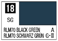 GSI Creos Mr. Color 18 - RLM70 Black Green (Semi-Gloss/Aircraft) - Paints - photo 1