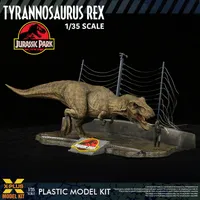 X-PLUS 1/35 Scale Plastic Model Kit Jurassic Park Tyrannosaurus rex - Jurassic Park - photo 4