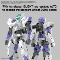 BANDAI HOBBY 30MM 1/144 eEXM-40 IGLIGHT 01 - 30 Minutes Missions (30MM) - photo 9