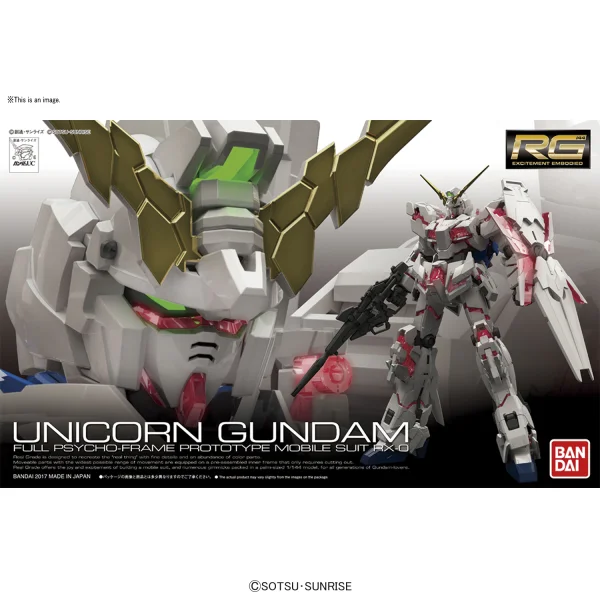 BANDAI HOBBY RG 1/144 #25 RX-0 Unicorn Gundam - Mobile Suit Gundam Unicorn / Narrative