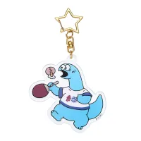 GoodSmile Moment Gal & Dino Glow-in-the-Dark Acrylic Keychain Table Tennis - Gal & Dino - photo 6