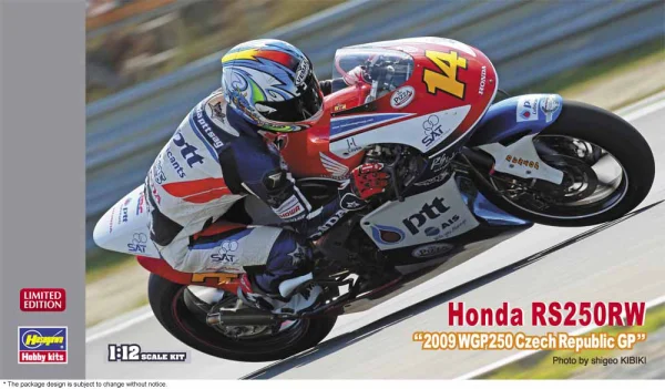 1/12  Honda RS250RW "2009 WGP250 Czech Republic GP"