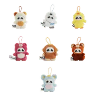 52TOYS Panda Roll The Zoo In Hands Series Plush Keychain - Panda Roll - photo 17