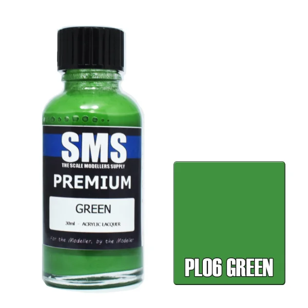 The Scale Modellers Supply (SMS) Premium GREEN 30ml - Paints