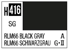 H416 RLM66 Black Gray [German luftwaffe airclaf]