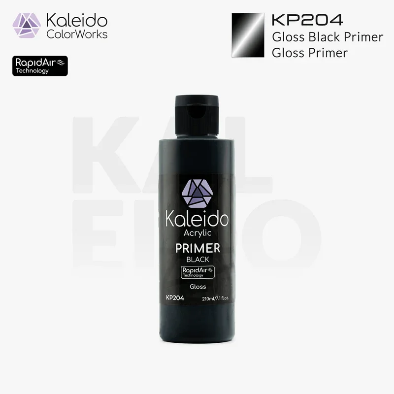 Gaahleri KP204 Gloss Black Primer 210ml - Paints