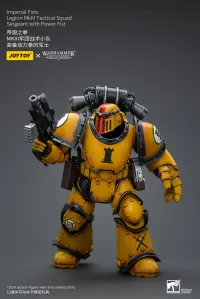 JOYTOY Imperial Fists   Legion MkIII Tactical Squad  Sergeant with Power Fist - Warhammer 40K - photo 3