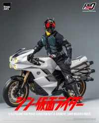 threezero FigZero 1/6 Cyclone for Phase Variation Batta Augment (SHIN MASKED RIDER) - Kamen Rider: Masked Rider - photo 9