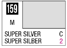 GSI Creos Mr. Color 159 - Super Silver (Metallic/Car) - Paints