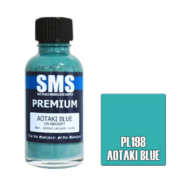 The Scale Modellers Supply (SMS) Premium AOTAKI BLUE 30ml - Paints