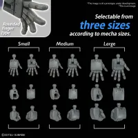 BANDAI HOBBY OPTION PARTS SET GUNPLA 04 (BUILD HANDS ROUND) - Mobile Suit Gundam - photo 2