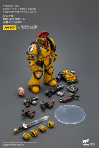 JOYTOY Imperial Fists   Legion MkIII Tactical Squad Sergeant with Power Sword - Warhammer 40K - photo 5