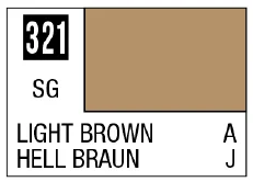 GSI Creos Mr. Color 321 - Light Brown (Semi-Gloss/Aircraft) - Paints