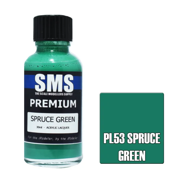 The Scale Modellers Supply (SMS) Premium SPRUCE GREEN 30ml - Paints