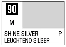 GSI Creos Mr. Color 90 - Shine Silver (Metallic/Primary) - Paints