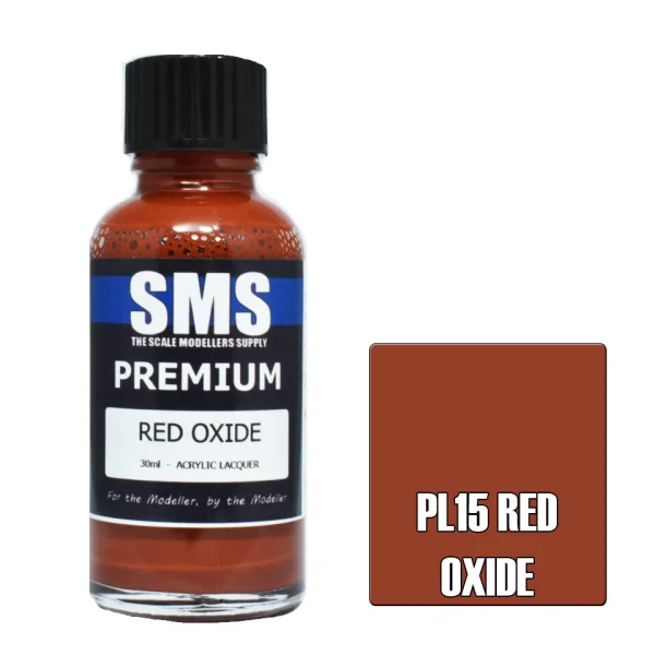 The Scale Modellers Supply (SMS) Premium RED OXIDE 30ml - Paints