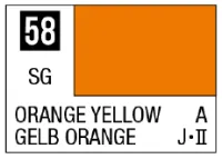GSI Creos Mr Color Spray - S58 Orange Yellow (Semi-Gloss/Aircraft) - Paints - photo 1