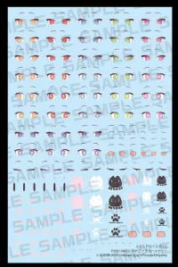 KOTOBUKIYA MEGAMI DEVICE M.S.G PUNI☆MOFU MAO EYE DECAL SET - Megami Device - photo 4