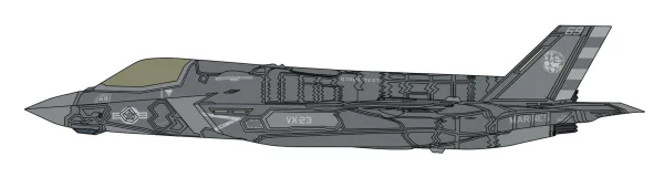 1/72  F-35 LIGHTNING II (B Version) "U.S.NAVY VX-23 Test of taking off and landing on KAGA"