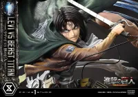 Prime 1 Studio Ultimate Premium Masterline  TV animation Attack On Titan  Levi versus Beast Titan Bonus Version - Attack on Titan - photo 12