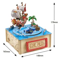 Azone wa-gu-mi ONE PIECE Straw Hat Crew with Music Box - ONE PIECE - photo 2