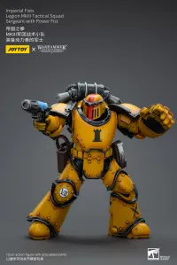 JOYTOY Imperial Fists   Legion MkIII Tactical Squad  Sergeant with Power Fist - Warhammer 40K - photo 9
