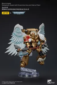 JOYTOY Blood Angels Sanguinary Guard with Encarmine Axe and Inferno Pistol - Warhammer 40K - photo 1