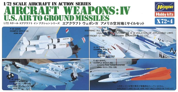 [X72-4] 1:72 U.S. AIRCRAFT WEAPONS IV