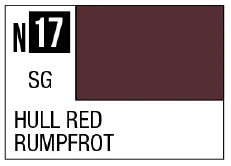 GSI Creos Acrysion N17 - Hull Red (Semi-Gloss/Battle Ship) - Paints
