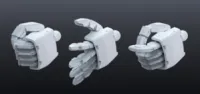 BANDAI HOBBY Builders Parts - HD 1/144 MS Hand 02 (ZEON) - Kit Accessories - photo 2