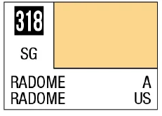 GSI Creos Mr. Color 318 - Radome (Semi-Gloss/Aircraft) - Paints