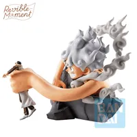 BANDAI Monkey D. Luffy Gear 5 vs Borsalino (Burst of Energy) One Piece, Revible Moment Ichibansho Figure - ONE PIECE - photo 2