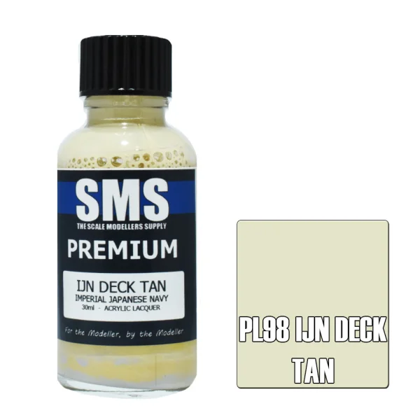 The Scale Modellers Supply (SMS) Premium IJN DECK TAN 30ml - Paints