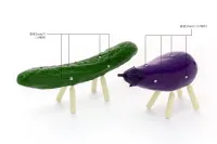 Syuto Seiko Shoryo Uma Plastic Model Cucumber & Eggplant - Scale Kits - photo 6