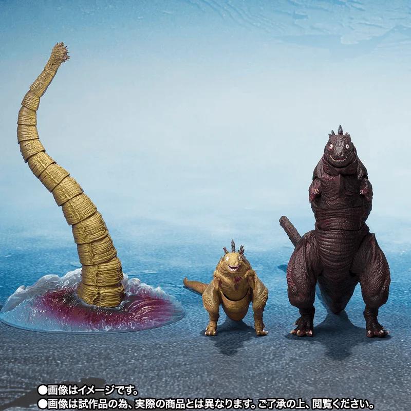 GODZILLA [2016] THE SECOND FORM & THIRD FORM & GIANT UNIDENTIFIED CREATURE SET