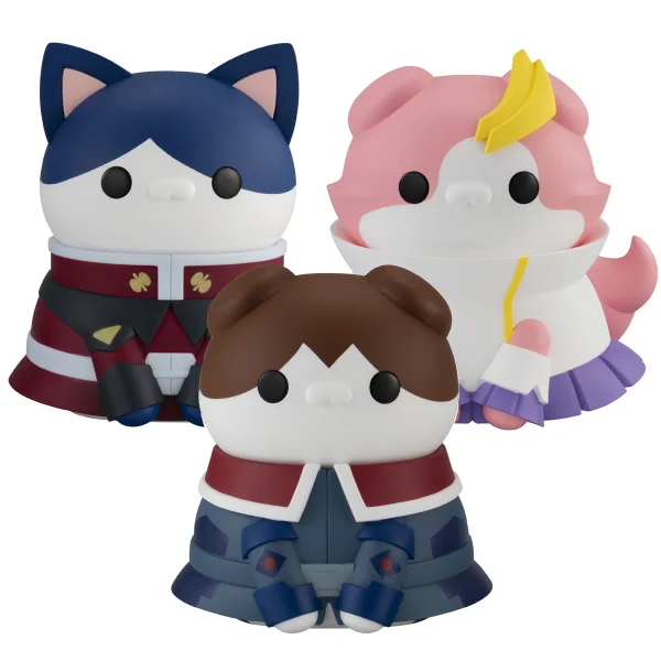 MEGA CAT PROJECT Mobile Suit Gundam SEED Nyanto! The Big Series Nyandam SEED Kira＆Athrun＆Lacus Set【with gift】