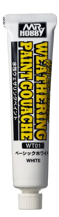 GSI Creos WATER BASED WEATHERING PAINT GOUACHE WHITE - Paints - photo 1