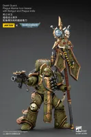 JOYTOY Death Guard Plague Marine Icon bearer with Boltgun and Plague knife - Warhammer 40K - photo 3