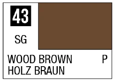 GSI Creos Mr. Color 43 - Wood Brown (Semi-Gloss/Primary) - Paints