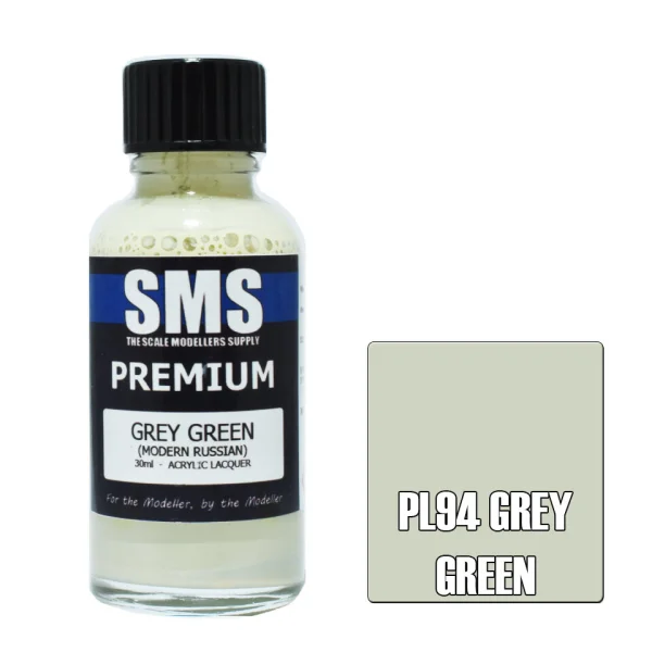 The Scale Modellers Supply (SMS) Premium GREY GREEN 30ml - Paints