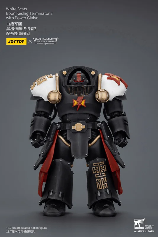 White Scars Ebon Keshig Terminator 2 with Power Glaive