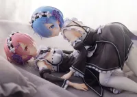 FuRyu Re:ZERO -Starting Life in Another World- Ram ＆ Rem 1/7 Scale Figure set - Re:ZERO -Starting Life in Another World- - photo 4