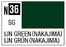 GSI Creos Acrysion N36 - IJN Green Nakajima (Semi-Gloss/Aircraft) - Paints